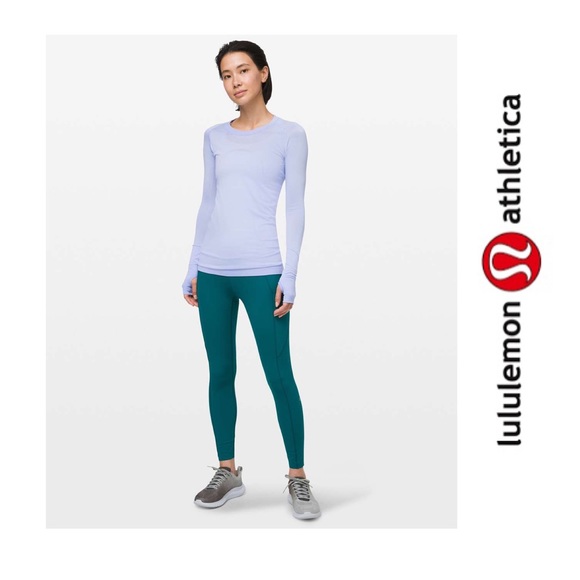 lululemon athletica Tops - Lululemon Run Swiftly Tech long sleeve crewneck Top lavender dusk 6